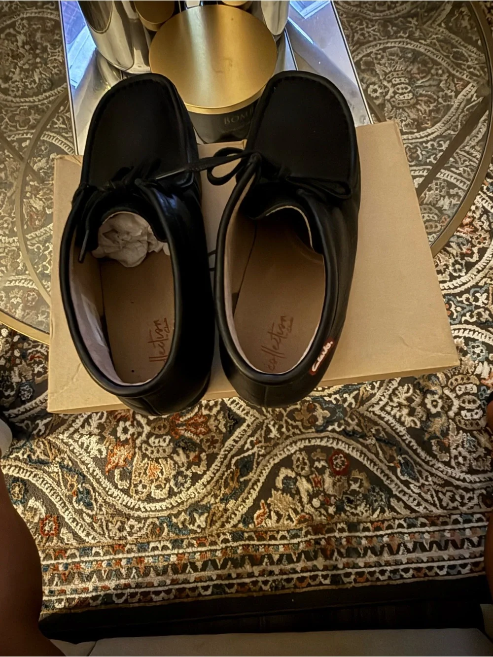 Clarks Stinson Hi Leather Wallabee